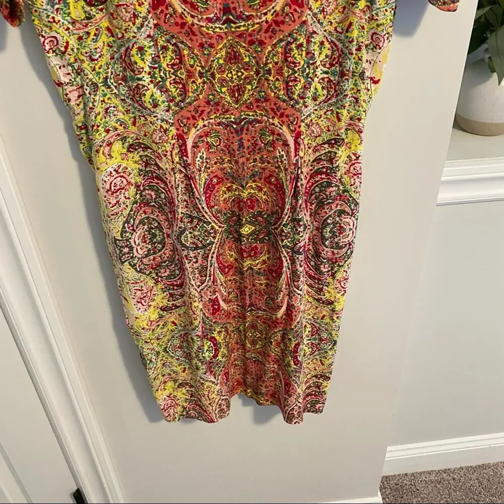 See by Chloe Yellow Pink Kaleidoscope Mini Dress 8